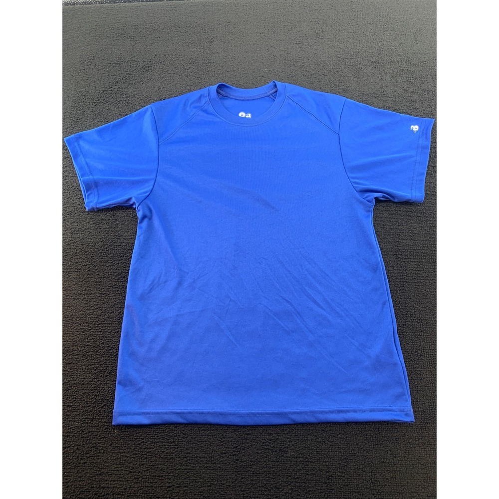 Badger Sport Youth Medium Royal Blue Athletic Jersey T-Shirt Number‎ 8